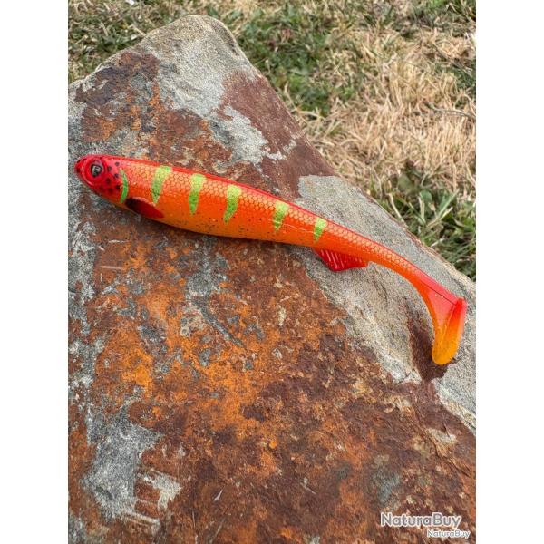 Leurre souple Fox rage Slick Shad 11cm atomic perch EXCLUSIF