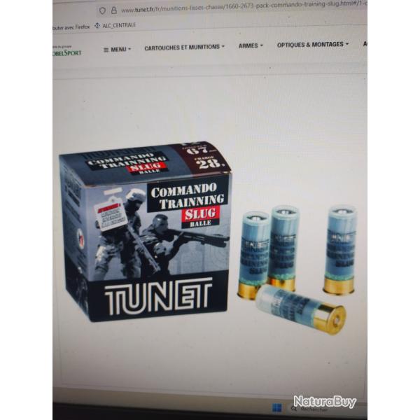 Commando training slug tunet