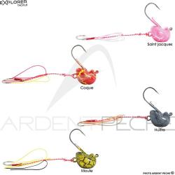 T&ecirc;te plomb&eacute;e EXPLORER TACKLE Magic deep 10g Moule