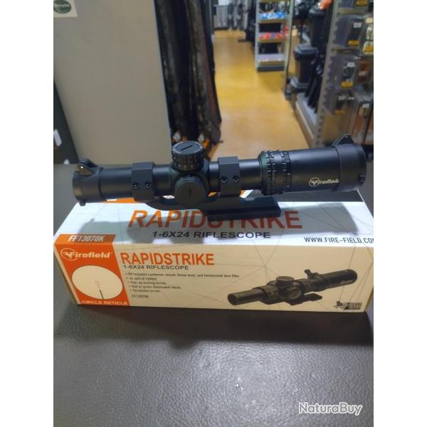 Lunette de tir firefield rapidstrike 1-6x24 riflescope