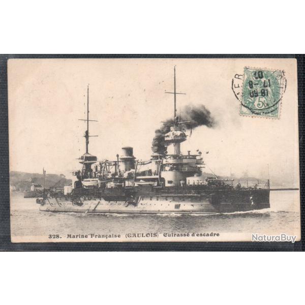 CPA - Marine Fran�aise "GAULOIS " Cuirasse d'escadre -N�3228