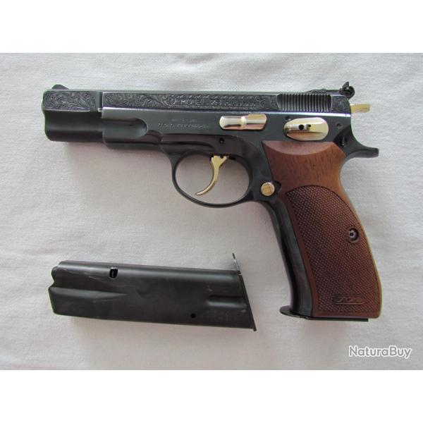 PISTOLET CZ 75 �dition Limit�e Grav�e de 1986 9mm PARABELLUM SUPERBE