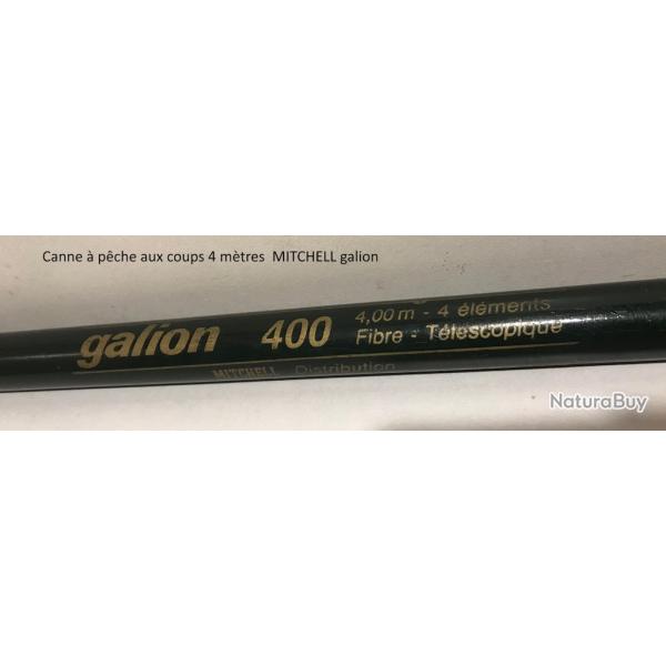 Canne  pche aux coups 4 mtres  MITCHELL galion