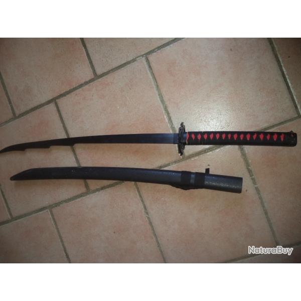 sabre katana m�tal lame 66 cm