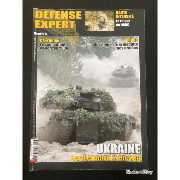 Revue magazine  DEFENSE EXPERT  numro 13 trimestriel avril mai juin 2023