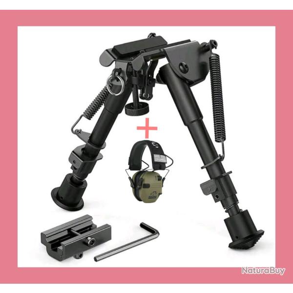 Bipied toutes armes + Casque de Tir