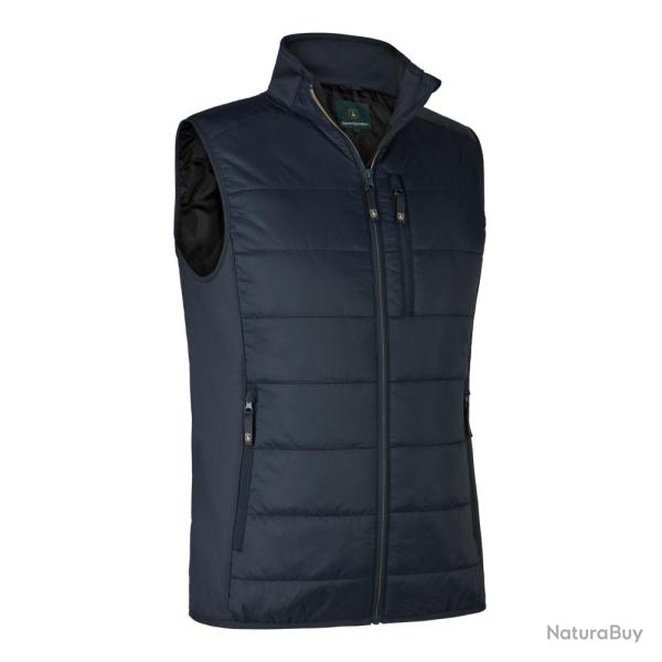 GILET DEERHUNTER MATELASSE SANS MANCHE CHAUFFANT DARK BLUE