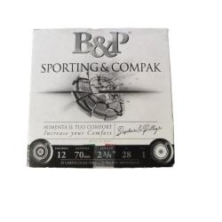 CARTOUCHES B&P COMPAK LONG RANGE CAL12/70 PBN&deg;7.5 28G BJ