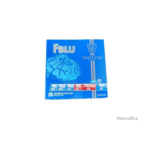 CARTOUCHES FIOCCHI F-BLUE CAL12/70 PBN7.5 28G BJ