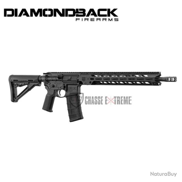 Carabine DIAMONDBACK DB15 Obsidian 16'' Cal  223 Rem Noir