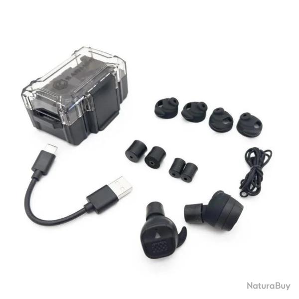 BOUCHONS ANTIBRUIT EARMOR M20 - NOIR - LIVRAISON GRATUITE