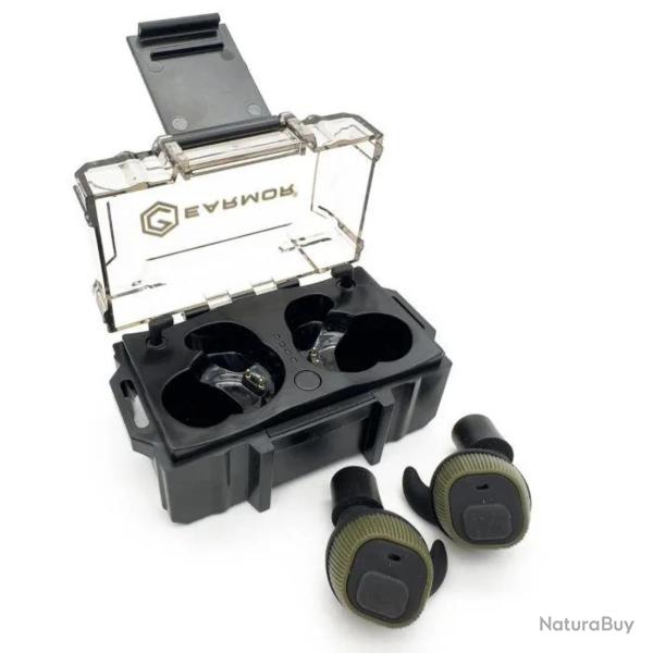 BOUCHONS ANTIBRUIT �LECTRONIQUES EARMOR M20 - VERT - LIVRAISON GRATUITE