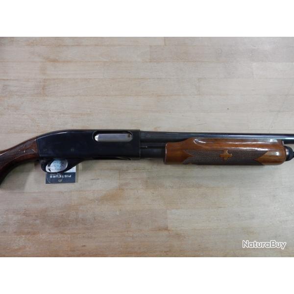 FUSIL A POMPE REMINGTON 870 CAL 12/70 CANON 71 CM 5 COUPS CANON LISSE CAT B OCCASION BON ETAT