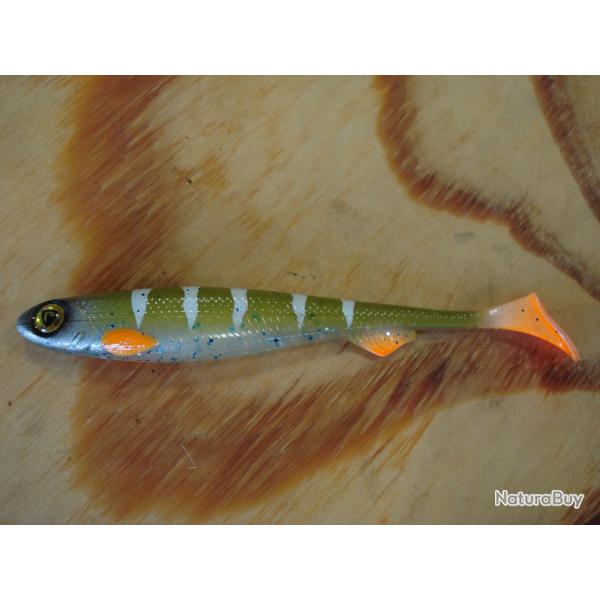 COLORIS EXCLUSIF !! FOX RAGE SLICK SHAD 11CM - EUROPECHE CREAMY