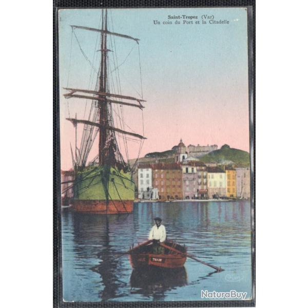 CPA - Marine -  Saint Tropez - Un Coin Du Port Et La Citadelle- N�3691