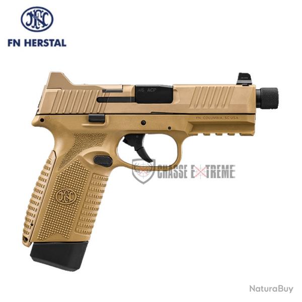 Pistolet FN HERSTAL 545 Tactical BI NMS Cal 45 Acp Fde