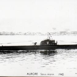 Carte postale sous-marin Aurore 1940- N&deg;3696