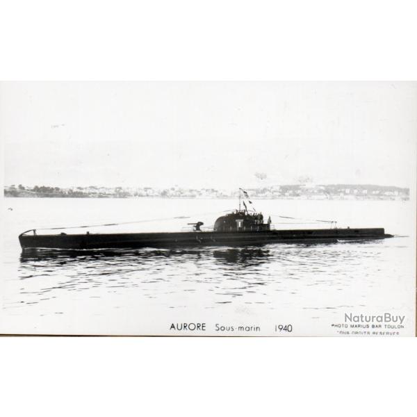 Carte postale sous-marin Aurore 1940- N�3696