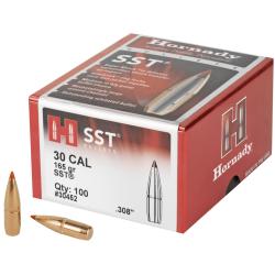 Ogives HORNADY SST - CAL: 30 (.308") - 165gr - 30452 - Boite de 100 unit&eacute;s