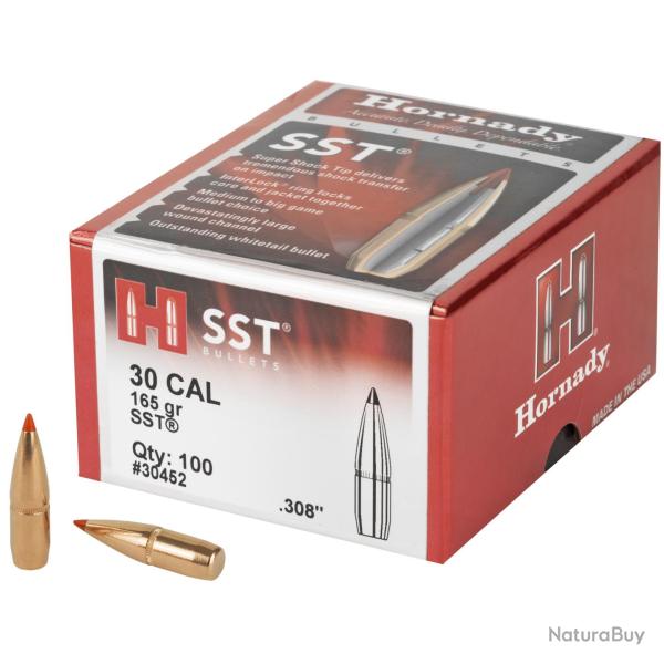 Ogives HORNADY SST - CAL: 30 (.308") - 165gr - 30452 - Boite de 100 unit�s
