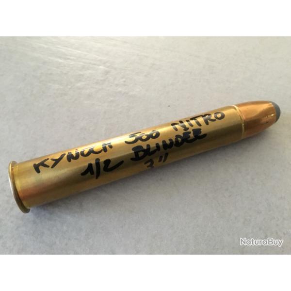 Cartouche de collection 500 NITRO EXPRESS HYNOCH 1/2 Blinde 3