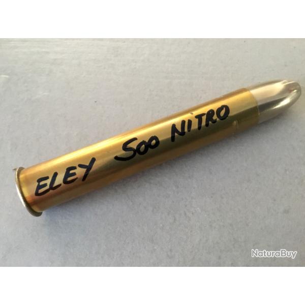 Cartouche de collection ELEY 500 NITRO OGIVE CUPRO