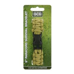 Bracelet paracorde BCB Paracord coyote