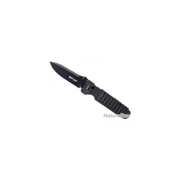 Couteau Fox PREDATOR II-2F lame noire acier N690Co