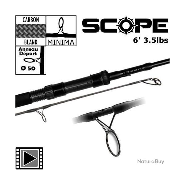 Canne Nash Scope 6' 3.5lbs Full Black Duplon