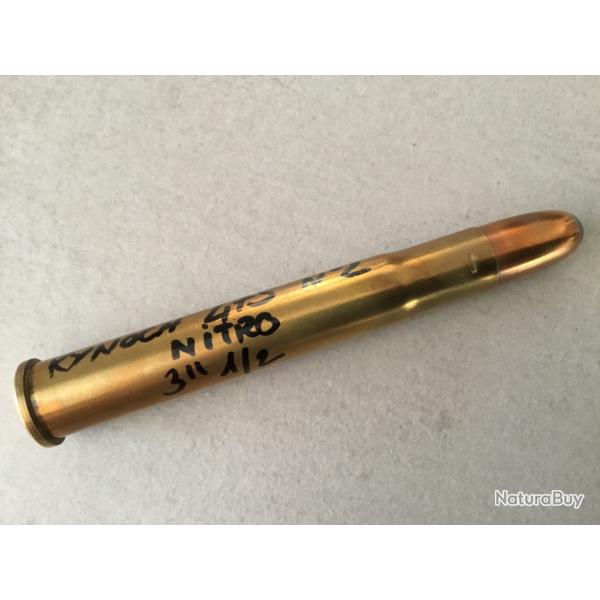 Superbe cartouche de collection KINOCH 475 N�2 NITRO 3*1/2 ogive 1/2 blind�e