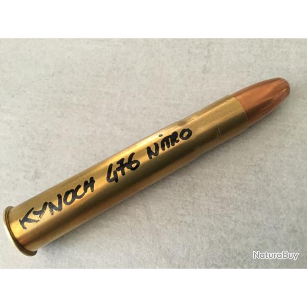 Superbe cartouche de collection KYNOCH 476 NITRO OGIVE BLIND�E