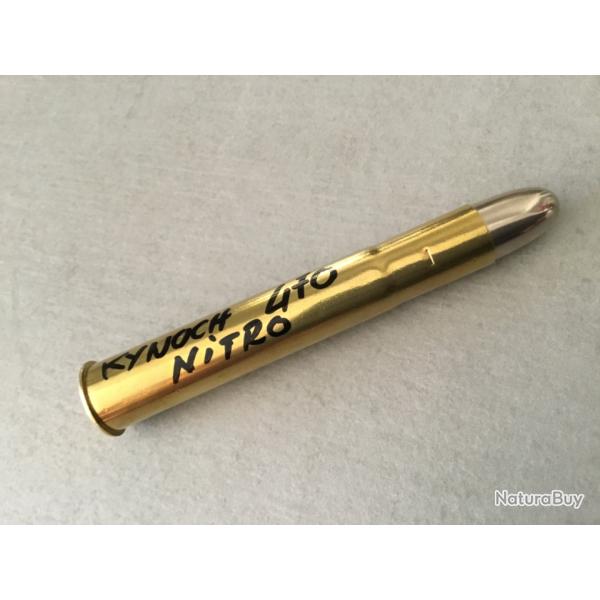 Superbe cartouche de collection KYNOCH 470 OGIVE CUPRO