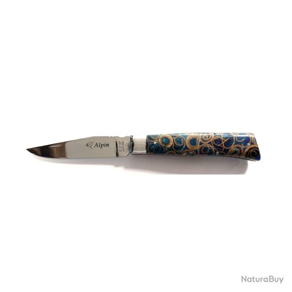 Couteau pliant Thiers Alpin Turquoise