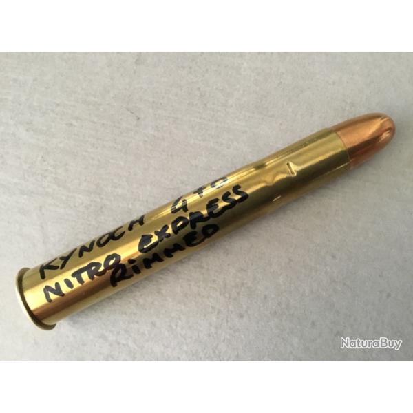 Superbe cartouche de collection KYNOCH NITRO 470 NITRO EXPRESS RIMMED