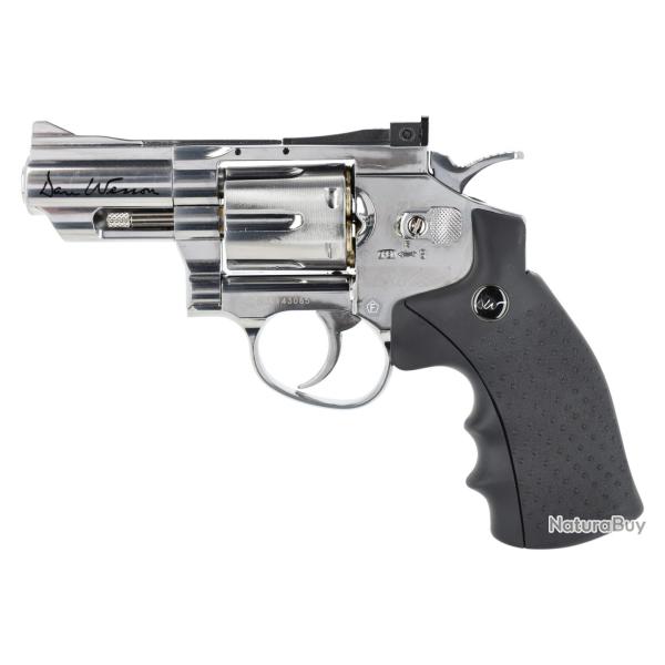 Revolver Dan Wesson 2.5" Silver 4.5mm BBs CO2 ASG