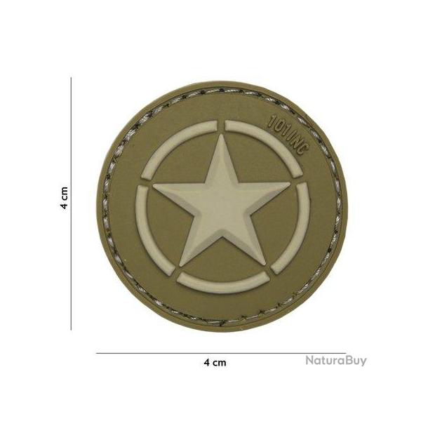 Patch 3D PVC "Star" (101 Inc) OD