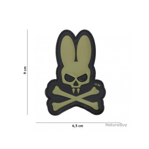 Patch 3D PVC Skull Bunny (101 Inc) OD