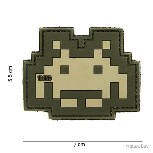 Patch 3D PVC Space invader (101 Inc) Multicam