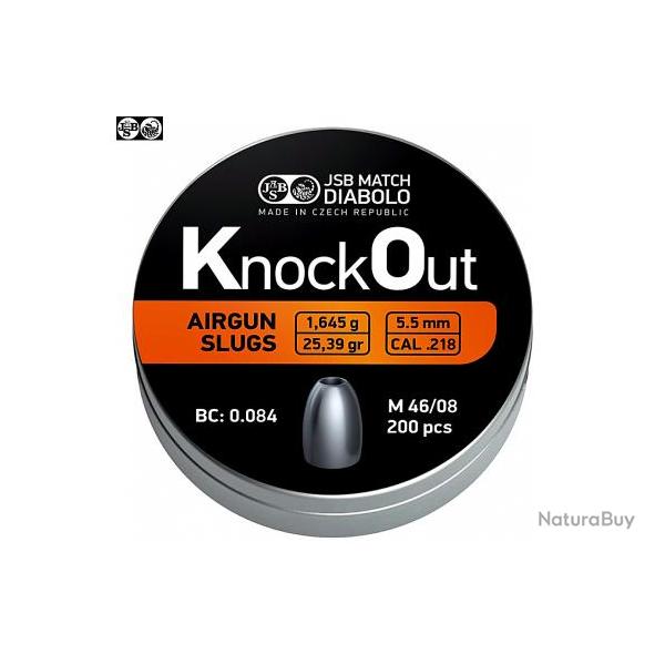 Plomb 5.5 mm JSB Match Knock Out