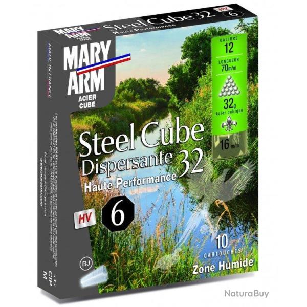 Cartouche Steel cube dispersante 32 gr cal 12 Mary Arm Plomb