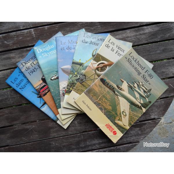 lot de fascicules sur l'aviation