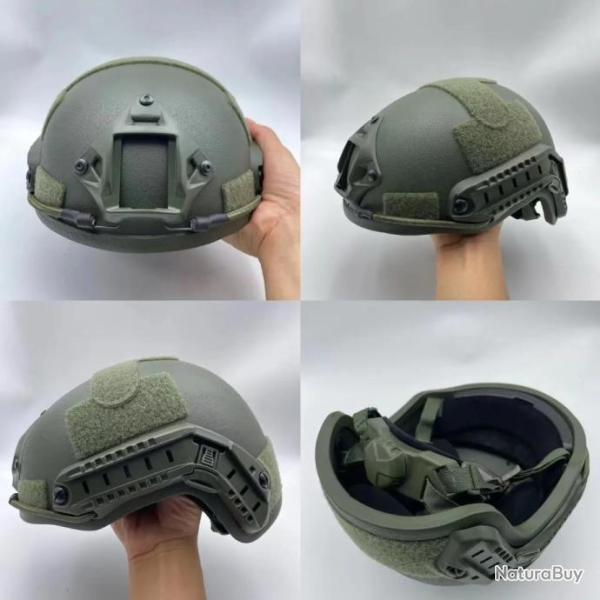 Lot x10 CASQUE BALISTIQUE PARE BALLES protection nij 3A prix sp�cial en lot de 10 !Promo �t�