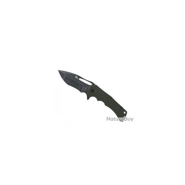 Couteau Blackfox HUGIN lame � trou acier 440C finition � blackwash �