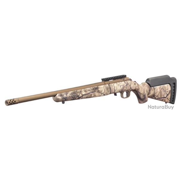 Carabine RUGER AMERICAN RIMFIRE cal.22wmr 9coups canon cerakote 46cm 1/2-28" go wild camo