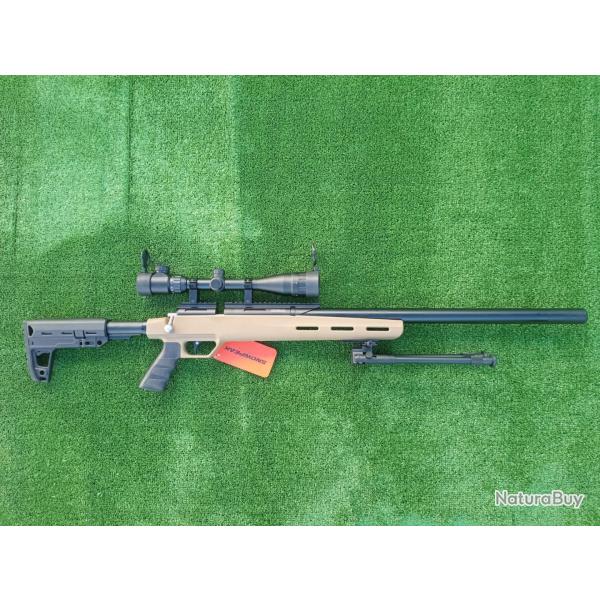 PACK13 Carabine PCP Snowpeak M30C 6,35 mm 19,9 J.+ lun. 4-16 x 40AO + Bipied + Kit puissan