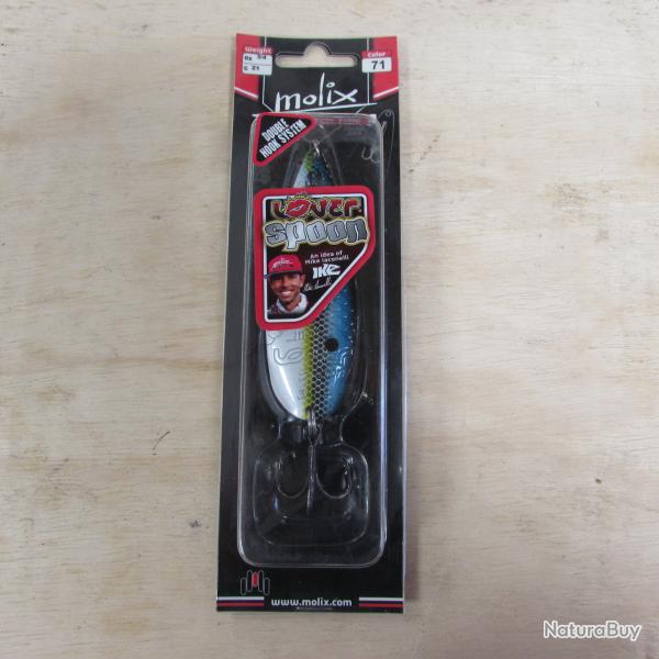 Cuiller de marque MOLIX, lover spoon couleur sharming shad