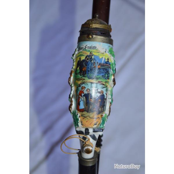 PIPE ALLEMANDE RESERVISTE 63 REGIMENT ARTILLERIE-1906/1907-FRANCKFURT a/MAIN-PRUSSE-GUILLAUME II