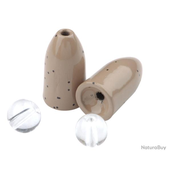 Plomb Balle Spro Tungsten Bullet Sinkers Gravel Pit 5g