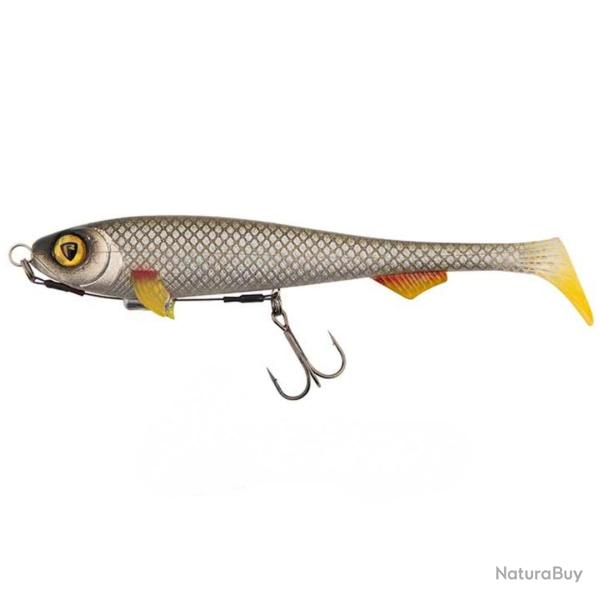 Leurre Souple Fox Rage Super Slick Shad Loaded 18cm A l'unit� 18cm 49g UV Silver Ghost