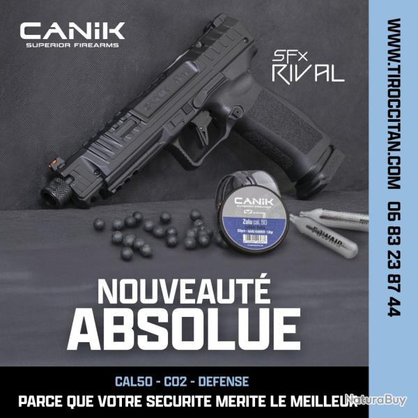 PISTOLET CANIK RIVAL CO2 C50 BLACK